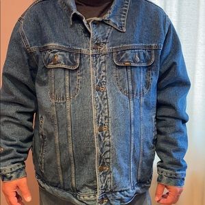 LEE Men’s Winter Sherpa Lined Denim Jacket sizeXXL